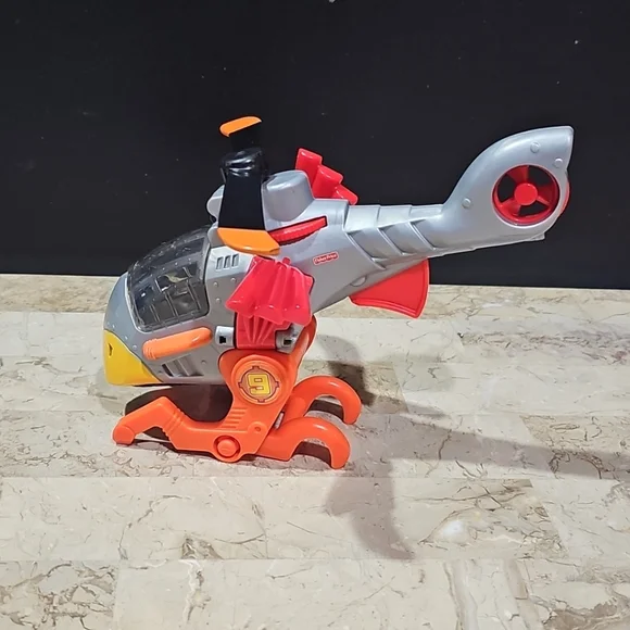 Fisher-Price Imaginext Sky Racers Hawk Copter Helicopter Mattel Toy - Picture 1 of 7